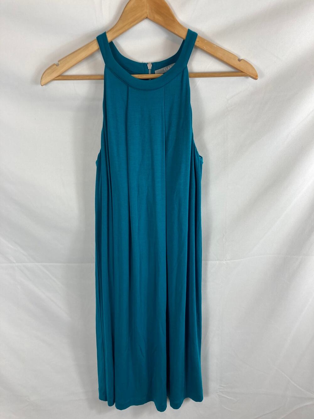 Tart High Neck Sleeveless Teal Blue Dress size XS